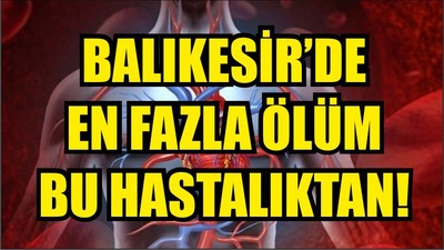 Balıkesir'de En Fazla Ölüm Nedeni İle İlgili Şaşırtan Sonuç