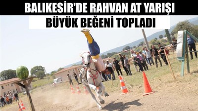 Balıkesir'de Rahvan At Yarışı Büyük Beğeni Topladı