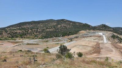 Burhaniye Reşitköy Barajı'nın İnşaatı Sürüyor
