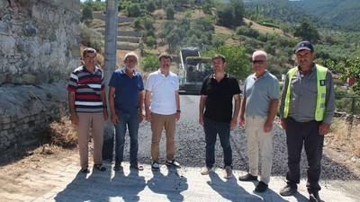 Büyükşehir Burhaniye Dutluca Sakinlerini Sevindirdi