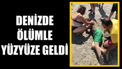 Denizde Ölümle Yüzyüze Geldi