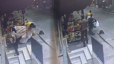 Film Gibi Olay ! Yardımsever Esnaf Hırsızlara Yardım Etti
