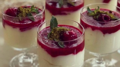 Frambuazlı Damla Sakızlı Yaz Tatlısı