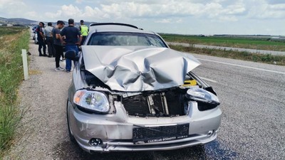 Gönen'de Trafik Kazası
