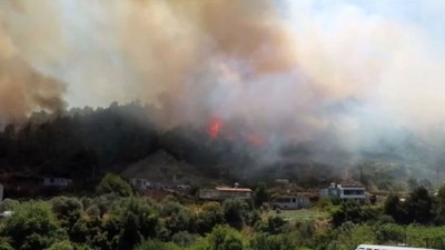 Hatay’da Orman Yangını Çıktı