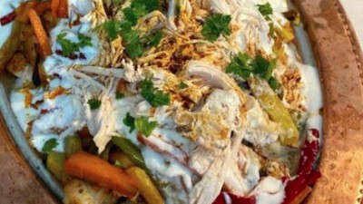 Sebzeli Tavuklu Bayat Ekmek Kebabı