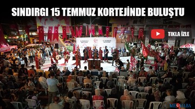Sındırgı 15 Temmuz Kortejinde Buluştu