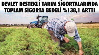 Toplam Sigorta Bedeli %138.1 Arttı