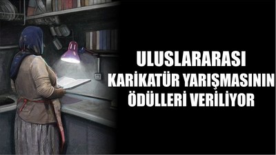 Uluslararası Karikatür Yarışmasının Ödülleri Veriliyor
