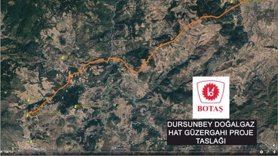 Ulusal Doğalgaz Boru Hattı Dursunbey'e Geliyor