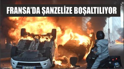 Paris'in en işlek caddesi Şanzelize boşaltılıyor