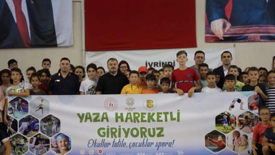 İvrindi’de Çocuklar Yaza Hareketli Girdi