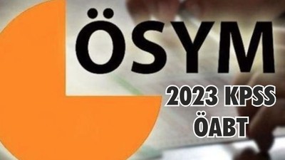 2023 KPSS ÖABT Oturumu Başladı