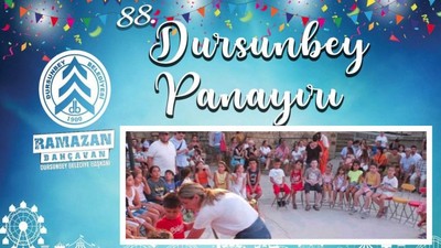 88.Dursunbey Panayırı Bugün Başlıyor