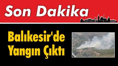 Son Dakika Balıkesir'de Yangın Çıktı