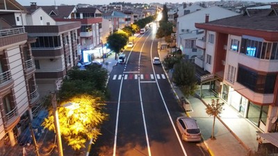 Çengel Caddesi’ne Sıcak Asfalt