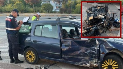 Feci Kaza: Sürücü Metrelerce Havaya Savruldu
