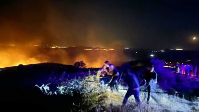 Marmara Adası'ndaki Yangın Kontrol Altına Alındı