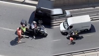 Öfkeli Sürücü Trafikte Dehşet Saçtı