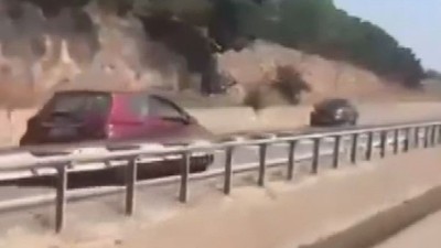 Ölüme Davetiye Çıkardı ! Otoyolda Ters Şeritten Kilometrelerce İlerledi