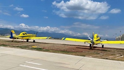 Sarı Kanatlar Alevlerle Mücadele Etmeye Hazır