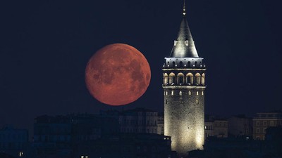 Süper Ay Manzaraları Görenleri Büyüledi