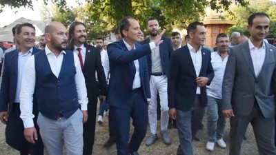 Yeniden Refah Partisi Genel Başkanı Erbakan Balıkesir'de