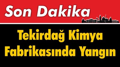 Kimya Fabrikasında Yangın