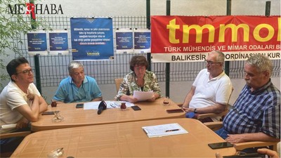 TMMOB Balıkesir İl Koordinasyon Kurulundan Açıklama