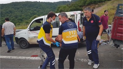 Zincirleme trafik kazası: 6 Kişi Yaralı