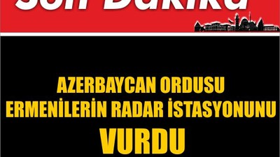 Azerbaycan Ordusu Ermenilerin Radar İstasyonunu Vurdu