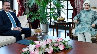 Başkan Yılmaz Emine Erdoğan ile Buluştu