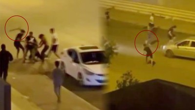 Demir Sopaları ve Çubukları Acımasızca Kullandılar ! Sokak Savaş Alanına Döndü