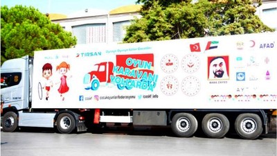 Depremzede Çocuklara Oyun Karavanı Sürprizi