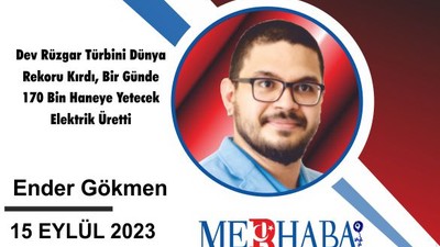 Dev rüzgar türbini dünya rekoru kırdı