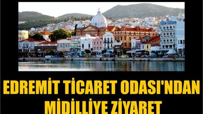 Edremit Ticaret Odası'ndan Midilliye Ziyaret