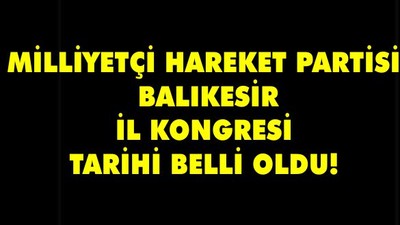 Milliyetçi Hareket Partisi İl Kongresi