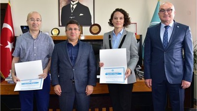 Rektör Oğurlu’dan Uluslararası Projeleri Kabul Edilen Akademisyenlere Tebrik