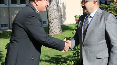 Vali Ustaoğlu 'Güvenlik' İçin Jandarma Komutanlığında
