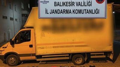 Balıkesir’de Kaçak Göçmenlerin Kaçak Motoru!