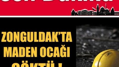 Zonguldak'ta Maden Ocağı Çöktü!