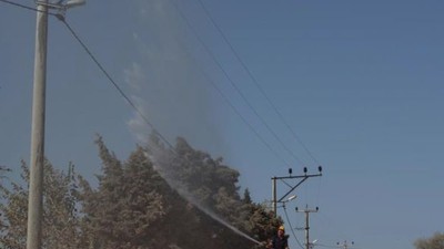Elektrik Direklerini Bakın Nasıl Yıkadılar!