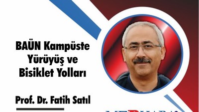 BAÜN Kampüste Yürüyüş ve Bisiklet Yolları