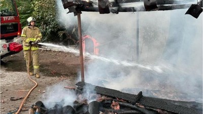 Balıkesir'de Yangın! Mahalle Fırını Kül Oldu