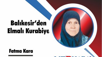 Balıkesir’den Elmalı Kurabiye
