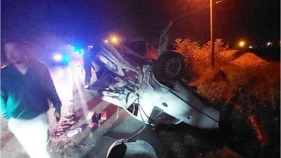 Feci Kaza! 2 Otomobilde Ters Döndü