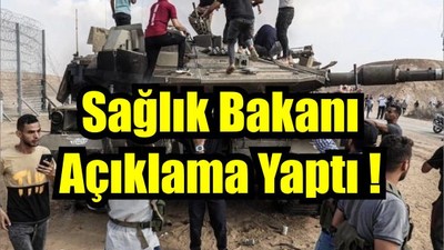 Filistin Sağlık Bakanlığı açıklama yaptı
