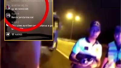 Jandarma Hatalı Şoförü Tik Tok'tan Uyardı