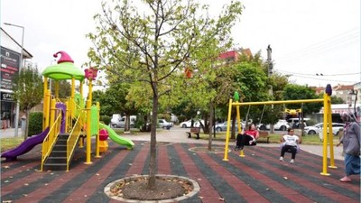 Veysel Çiftçi Parkı’na Çocuk Oyun Alanı