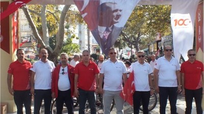 Erdek ilçesinde bisiklet turu gerçekleştirildi